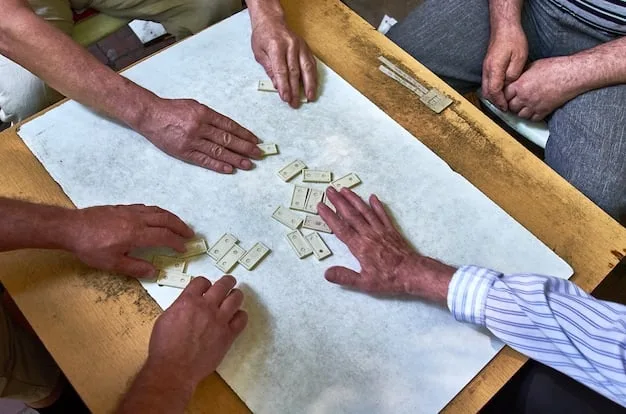 A person's hands constructing a complex building block model, with various tools and instruction manuals scattered around. The image illustrates the hands-on nature of the review process.