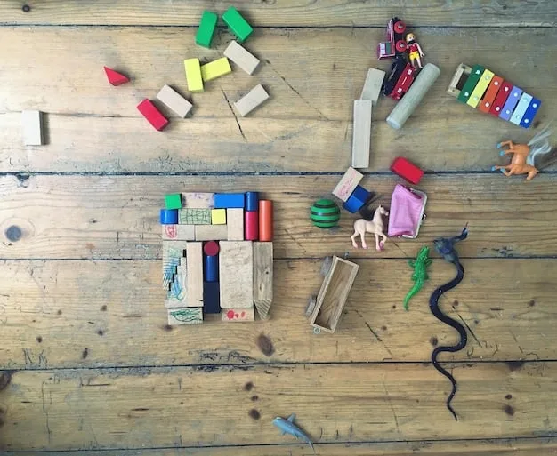 A collection of recalled toys laid out on a table, each marked with a red