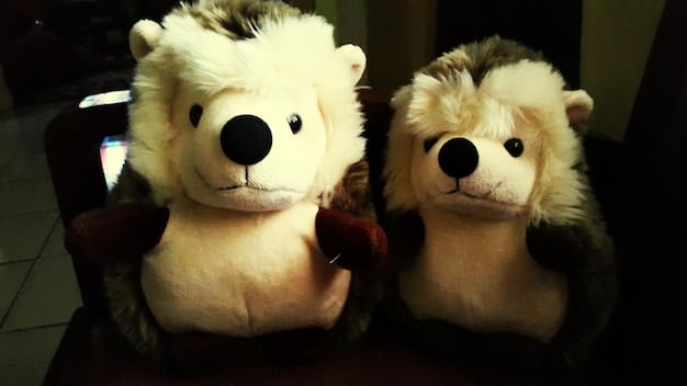 A close-up photograph of two seemingly identical teddy bears. On closer inspection, one bear has poorly stitched seams, uneven fur, and a slightly distorted face, clearly indicating it is a counterfeit. The other bear appears well-made with high-quality materials.