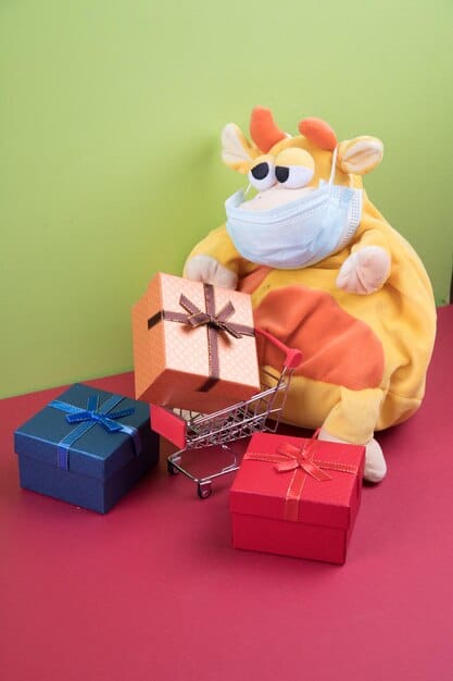 A collection of unique, personalized children's gifts arranged on a colorful surface. The items include a custom-illustrated storybook with a child's name on the cover, a wooden puzzle with the child's name laser-cut into the pieces, a plush toy with embroidered initials, and a ceramic mug with a hand-painted portrait of the child.