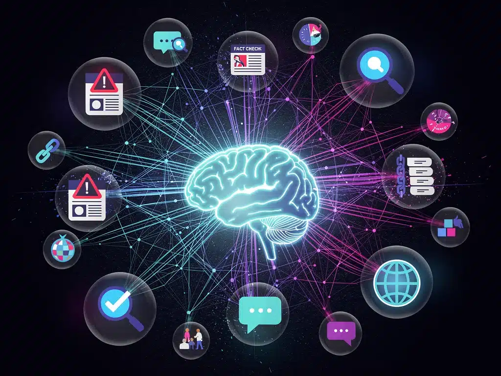 Digital information landscape with critical thinking at its core