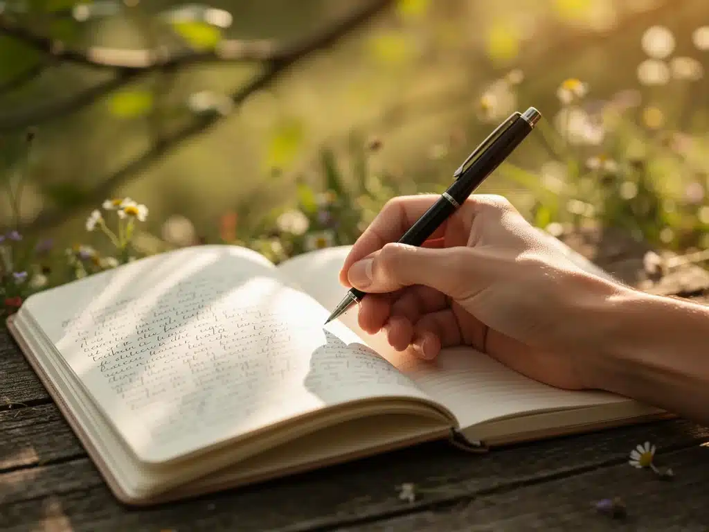 Journaling for emotional processing and thought organization