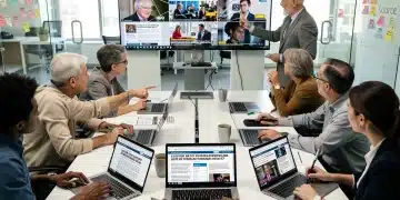 Diverse group learning media literacy to combat misinformation in 2026