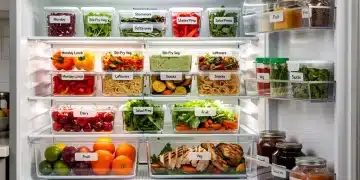 Mindful Eating for Families: Reduce Food Waste by 20% Organized pantry with labeled food containers for waste reduction