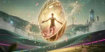 Psychology of Rebirth: Embrace Major Life Transitions Post-2025 Abstract depiction of a person transforming, symbolizing the psychology of rebirth and new beginnings.