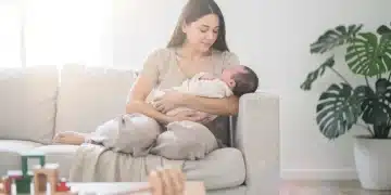 Sustainable Parenting 2026: Eco-Friendly Swaps, Save 15% New mom and baby embracing sustainable living with eco-friendly products